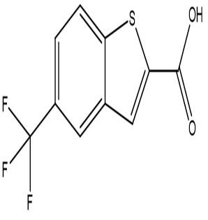 Ácido 5-(trifluorometil)-1-benzotiofeno-2-carboxílico; Número CAS: 244126-64-5
